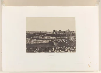 Mamilla Basin uden for Jerusalems gamle bymur Jerusalem. Birket-Mamillah (titel på objekt)