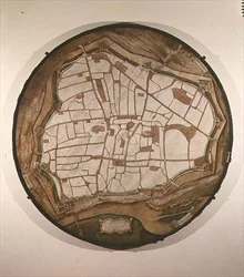 Cirkulært kort over Wien, 1547-49