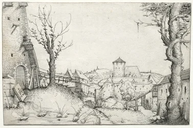 Gården til et slot, 1546.