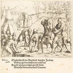 De tolv sten og Jordans vande er delt, 1548.