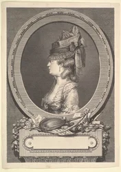 Portræt af Adrienne-Sophie Marquise de ***, 1779.