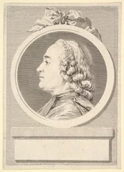 Portræt af Charles Gauzargues, 1767.