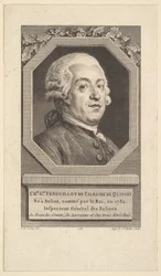 Portræt af Charles George Fenouillot de Falbaire de Quingey, 1787.