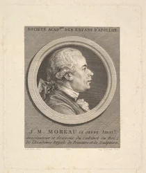 Portræt af Jean-Michel Moreau, 1787.