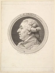 Portræt af L. F. Prault, 1787.