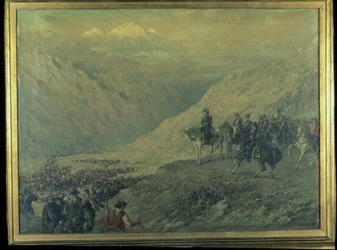 Andesbjergene i 1817 (olie på lærred)