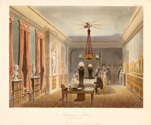 Ackermanns bibliotek for kunstværker, pub. 1815.