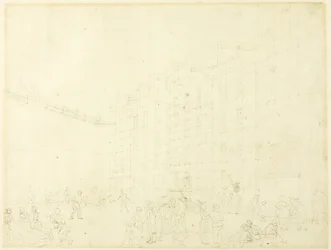 Studie til Fleet Prison, fra Microcosm of London