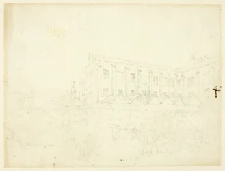 Studie for Leaden Hall Market, fra Microcosm of London