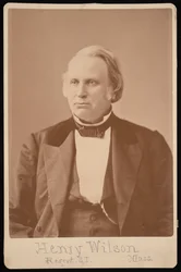 Portræt af Henry Wilson 1812-1875, før 1876.