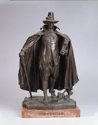 Puritaneren, støbt 1899 (bronze på italiensk marmorbase)