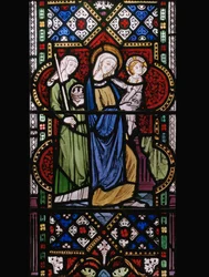 Præsentation i templet, 1850 (farvet glas)