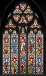 Vestvindue (farvet glas)