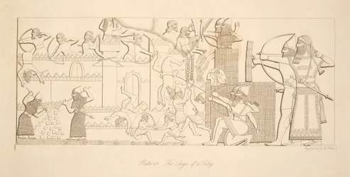 The Siege of a City, fra Monuments of Nineveh, pub. 1849