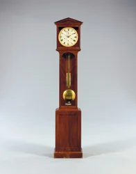 En månedsgående bodenstanduhr med ligning af tid og fuld kalender, 1806