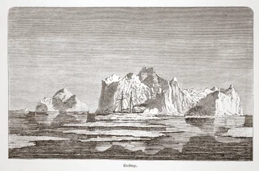 Isbjerge, med Tegetthoff, 1876