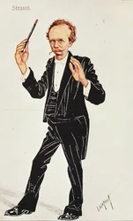 Richard Strauss (1864-1949) dirigerer
