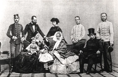 Den østrigske kejserfamilie, 1860