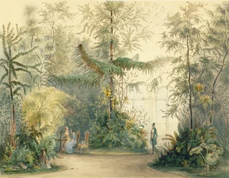 Hofburg-slottets vinterhave, Wien, 1852 (se også 170851, 171910)
