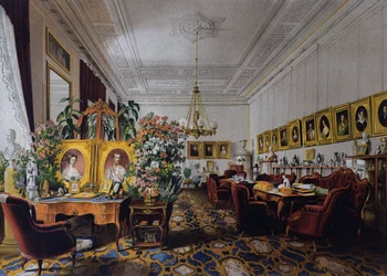 Ærkehertuginde Sophias sal i Hofburg i Wien, ca 1854, Østrig