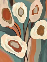 Moderne, jordnære botaniske motiver