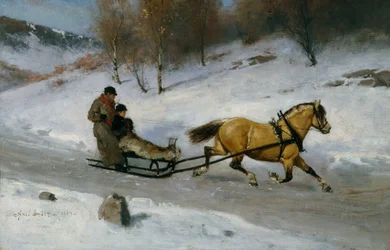 Hesteslædekørsel