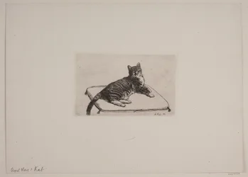 Danish: Liggende kat