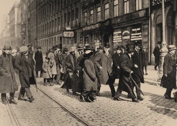 Lenin i Stockholm med Ture Nerman og Carl Lindhagen den 13. april 1917, 1917