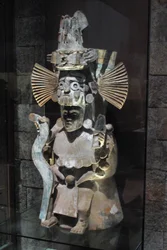Røgelsesbrænder i form af guden Tlaloc, Tláhuac, senpostklassisk periode, ca. 1500