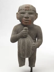 Mand, der bærer en kakaofrugt, 1440-1521