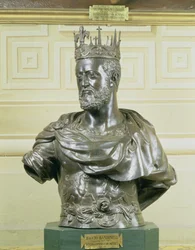 Portrætbuste af Cosimo I de Medici (1519-74) ca. 1557 (bronze)