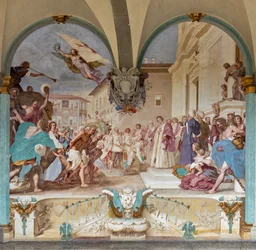 Cosimo II modtager vinderne af Bona
