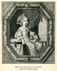 Cabanès, uddannelse af prinser005 Mgr. Dauphin, søn af Louis XIV
