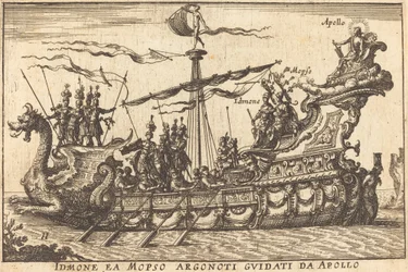 Identificerede Mopso Argonoti med guiderne fra Apollo