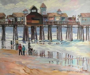 Strandscene i Maine