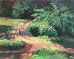 Kansas Plein Air, ca. 1980-2000 (olie på lærred)
