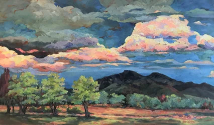 North Taos, 2007 (olie på lærred)