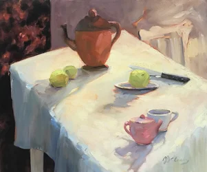 Teapot Still Life, 2003 (olie på lærred)