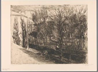 Udsigt fra mit studie (original titel på objekt) Panorama (titel på objekt)