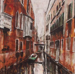 Refleksioner i de venetianske kanaler