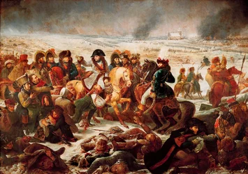 Napoleon I på slagmarken ved Eylau den 9/02/1807. 1808 (olie på lærred)