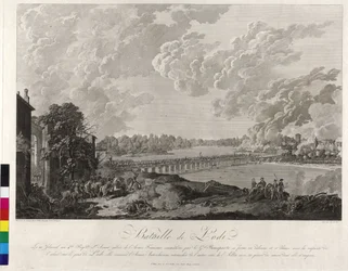 Slaget ved Lodi 1796 (kobberstik)