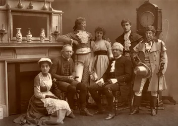 The Vaudeville Company i The Road to Ruin, på Vaudeville Theatre, London, 1886