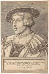 Portræt af kejser Ferdinand I 1503-1564, 1531.
