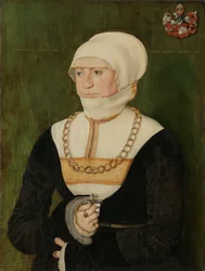 Portræt af Magdalena Pittrichin, 1528.