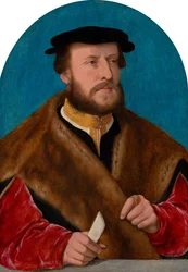 Hollandsk: Portræt af Jakob Omphalius (1500-1567) Portræt af Jakob Omphalius