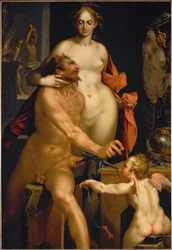 Venus i Vulcans smedje (maleri på lærred)