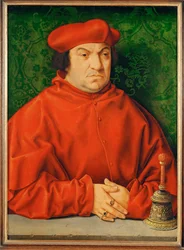 Kardinal Bernhardus Clesius (maleri på egetræ)