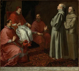Den salige Giles før pave Gregor IX, ca. 1645-1646