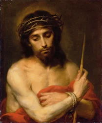 Kristus, smertens mand (olie på lærred)